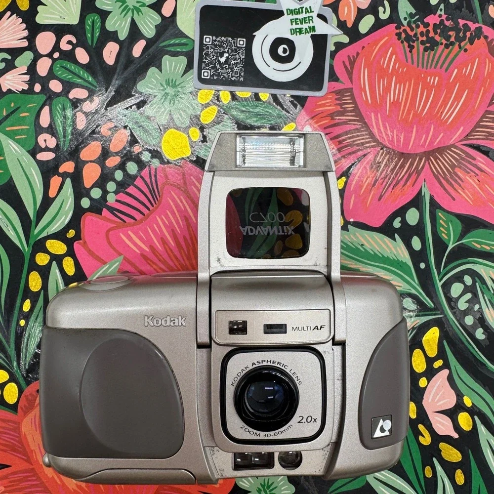 Kodak Advantix C700 APS Film Camera Silver 30-60mm Zoom Multi AF MRC